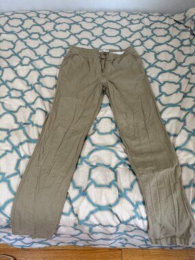Sonoma Boys Khaki Drawstring Pants S 🤎